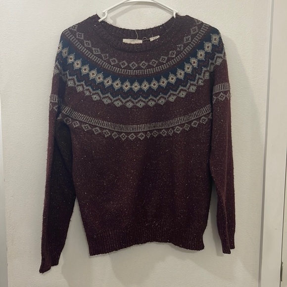 Weatherproof Sweaters - Maroon Weatherproof Vintage Crew Neck Sweater
